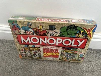 Monopoly Marvel Comics Collectors Edition Rare New & Sealed Property Trading - Image 1 of 4