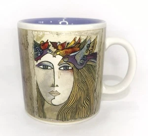 Laurel Burch Rainbow Soul Mug “The Soul Would Have No Rainbow” Woman Bird Tears - Picture 1 of 6