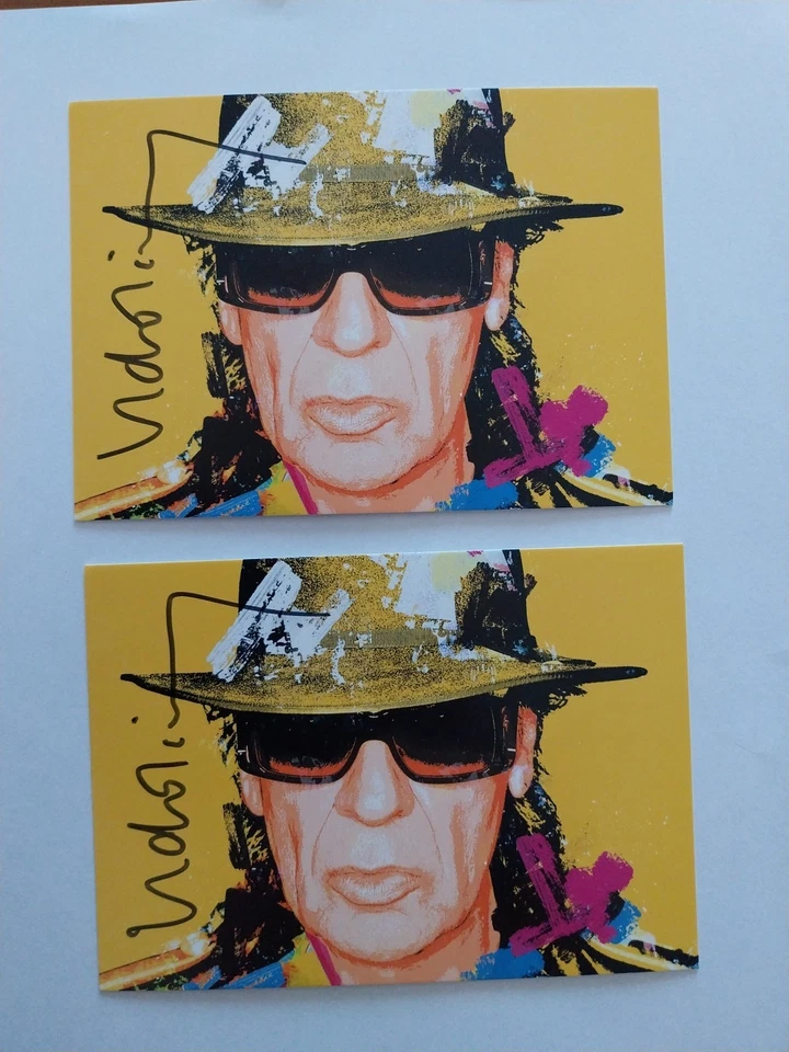 Udo Lindenberg Autogramm Signiert 2x AK - Bild 1 von 1