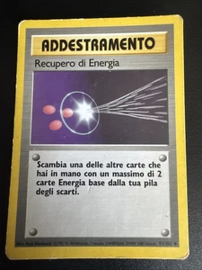 ADDESTRAMENTO RECUPERO DI ENERGIA SET BASE 81/102 IN ITALIANO POKEMON - Picture 1 of 2