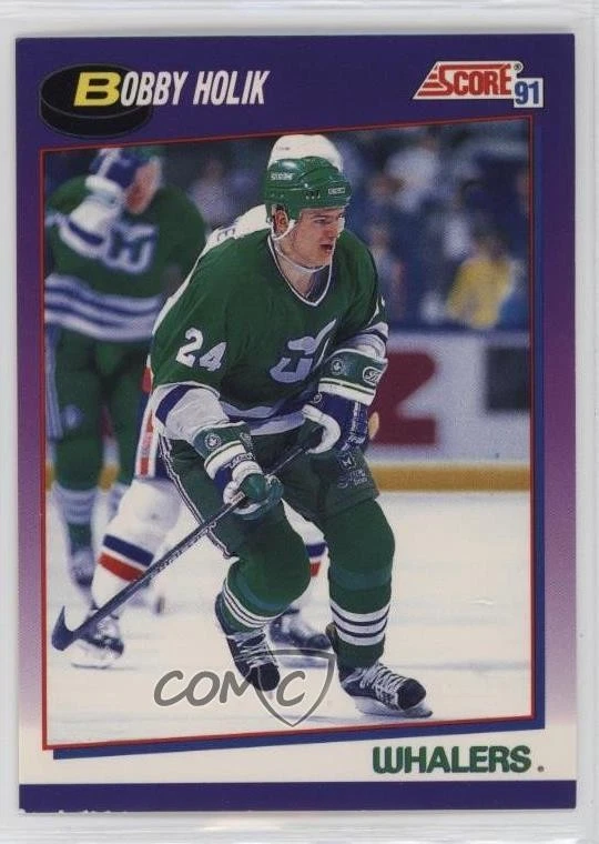 1991-92 Score American Bobby Holik #153 - Image 1 of 1