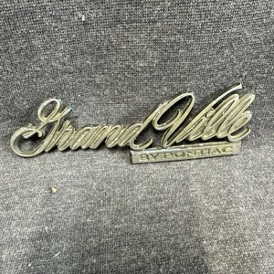 Original 1973 Pontiac Grandville 9619531 Trunk Emblem Lid Badge Emblem Logo - Bild 1 von 5