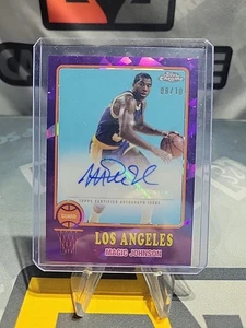 2024-25 Topps Chrome Sapphire Magic Johnson 1973 Auto Purple Sapphire /10 - Picture 1 of 2
