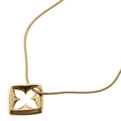 LOUIS VUITTON（LV） Louis Vuitton Collana Puffy Glam Ciondolo GP Accessorio Oro M02437 Usatoeaa