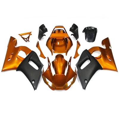 Kit de carenado negro dorado para carrocería de inyección de plástico Yamaha YZF R6 1998-2002 Foto 1 de 4