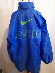 1997 Canberra Raiders Nike Super League Spray Jacket Size 2XL Made In Aus - Picture 1 of 7