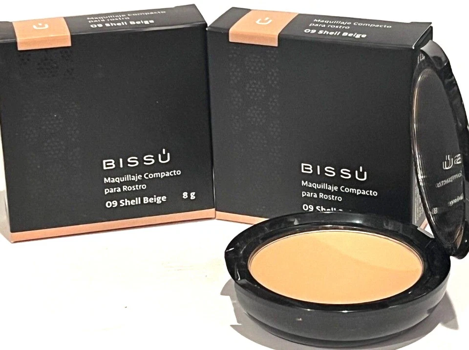 BISSU POWDER SEMI MATTE (MAQUILLAJE COMPACTO)  09 SHELL BEIGE   8G  2 PACK - Image 1 of 1