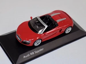 1/43 Minichamps Audi A8 Spyder IN Brillante Rosso Fornitore Edizione - Foto 1 di 5