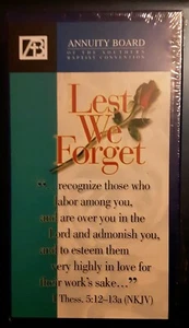 Annuity Board of the Southern Baptist - LEST WE FORGET  (VHS)  NEW/SEALED - Picture 1 of 1