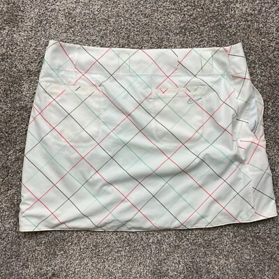 Nike Falda Mujer 14 Reversible Golf Tenis Bolsillos a Cuadros Preparación Mujer Deportes Foto 1 de 4