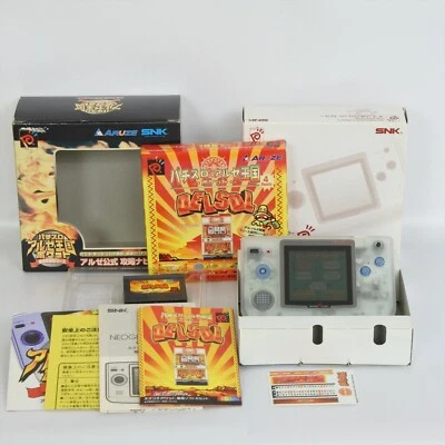 Neo Geo Pocket Color Console + DELSOL 2 Aruze Koryaku Navi Set Boxed SNK 081 np - Image 1 of 4