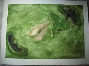 Susan Rothenberg "Face" Digital Print Hand Signed & Numbered WOW !!!! - Picture 1 of 1