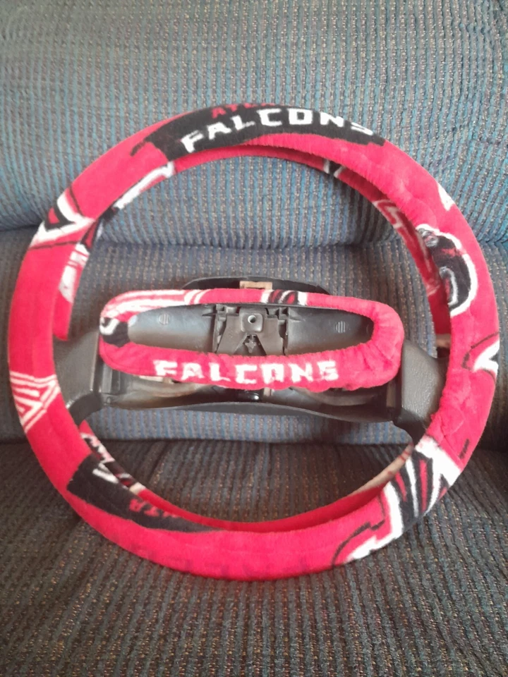JUEGO VOLANTE Y ESPEJO RETROVISOR ATLANTA FALCONS ROJO Foto 1 de 1