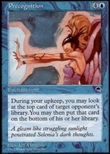 Precognition X4 (Tempest) MTG (LP) *CCGHouse* Magic
