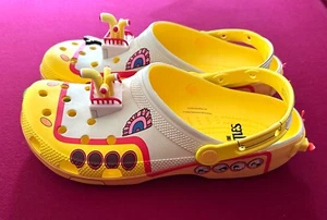 Beatles Yellow Submarine Crocs Men's Size UK 11 (US 12) Brand New UK11 - Picture 1 of 11