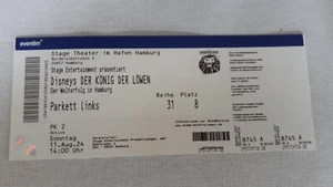 Musical Karte für Disneys König der Löwen in Hamburg zu verkaufen (Online-Ticket - Bild 1 von 1