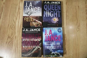 4 J.A. Jance 1st Edition Printing Hardcover Suspense Novel Lot Damage Control  - Picture 1 of 5