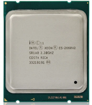 Intel Xeon E5-2660 V2 2.2 GHz 10-Core 20T 25M SR1AB LGA2011 95W CPU Processor - Image 1 of 2