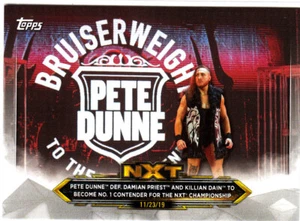 2020 TOPPS WWE NXT #60 Pete Dunne def Damian Priest and Killian Dain #15/25 MADE - Picture 1 of 2