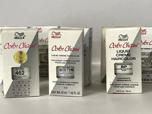 3 PACK Wella Color Charm Permanent color MEDIUM SMOKEY ASH BLONDE 672/7A - Picture 1 of 2