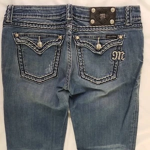 Buckle MISS ME Signature Boot Thick Heavy Stitch Flap Pocket Jeans 31 x 33 Buckle - Bild 1 von 9