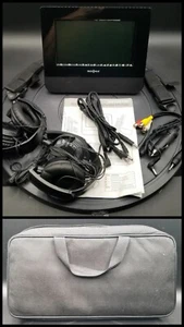 Insignia - Lecteur DVD portable double écran 7 pouces accessoires NS-D7PDVD **LIRE** - Photo 1/17