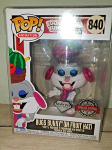 FUNKO POP Looney Tunes Bugs Bunny in Fruit Hat Diamond Special IN PROTECTOR - Picture 1 of 2