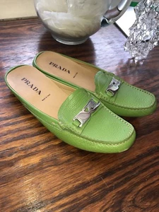 PRADA MULES SZ 35 1/2 - Picture 1 of 8