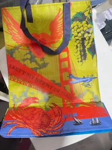 TRADER JOE'S Re-usable Shopping Bag CALIFORNIA REGION Tote 16"Hx12"Lx6"W(6I) - Picture 1 of 7
