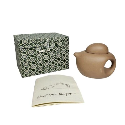 Tetera de arcilla Yi-Xing de colección con caja marrón topo, rojo y verde Co cerámica china Foto 1 de 4