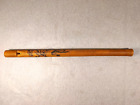 Vintage Wood Toy Flute with Dragon Drawing---Works Fine