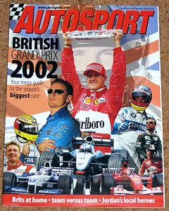 Autosport 2002 BRITISH GRAND PRIX GUIDE - Button, Gilles Villeneuve's F1 Debut - Picture 1 of 4