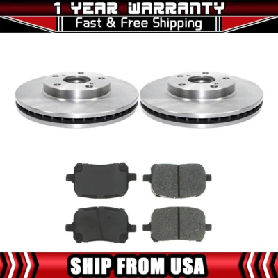 Rotores de freno delanteros y pastillas de freno metálicas para Lexus ES300 1997-1997 1998 Foto 1 de 4
