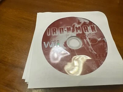 Iron Man (Nintendo Wii) - DISC ONLY - Resurfaced - Free Shipping - Image 1 of 2