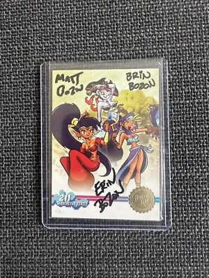 Limited Run Games 211 Shantae Fan Gold Card Series 3 Signed Matt And Erin Bozon - Image 1 of 4