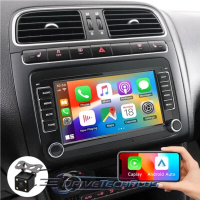 7" Android 13 Carplay Car Stereo Radio GPS Navi For VW Volkswagen Jetta Passat - Image 1 of 4