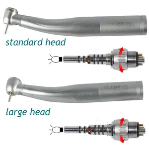 Dentaire Turbina LED Fiber Optic Handpiece / 6 Hole Coupler For KaVo Multiflex - Imagen 1 de 11