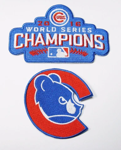 LOT OF 1 MLB BASEBALL WORLD SERIES CHAMPIONS CUBS EMBROIDERED PATCHES TYPE E #57 Cover