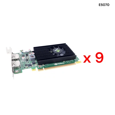 Nvidia NVS 310 512MB GDDR3 Graphics Card AMA01- 40GW9 040GW9 Lot of 9 E5070 - Image 1 of 4