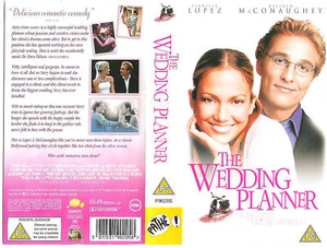 THE WEDDING PLANNER VHS PAL JENNIFER LOPEZ,MATTHEW McCONAUGHEY,BRIDGETTE SAMPRAS - Picture 1 of 1