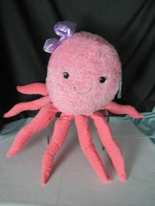 Hug Me Pink Octopus Plush Chenille Stuffed Plushie Walgreens NWT - Picture 1 of 3