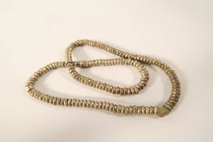 Jimma Wollo Oromo kleine silberne Metallperlen Äthiopien HK46 4mm Ethiopia beads - Picture 1 of 3
