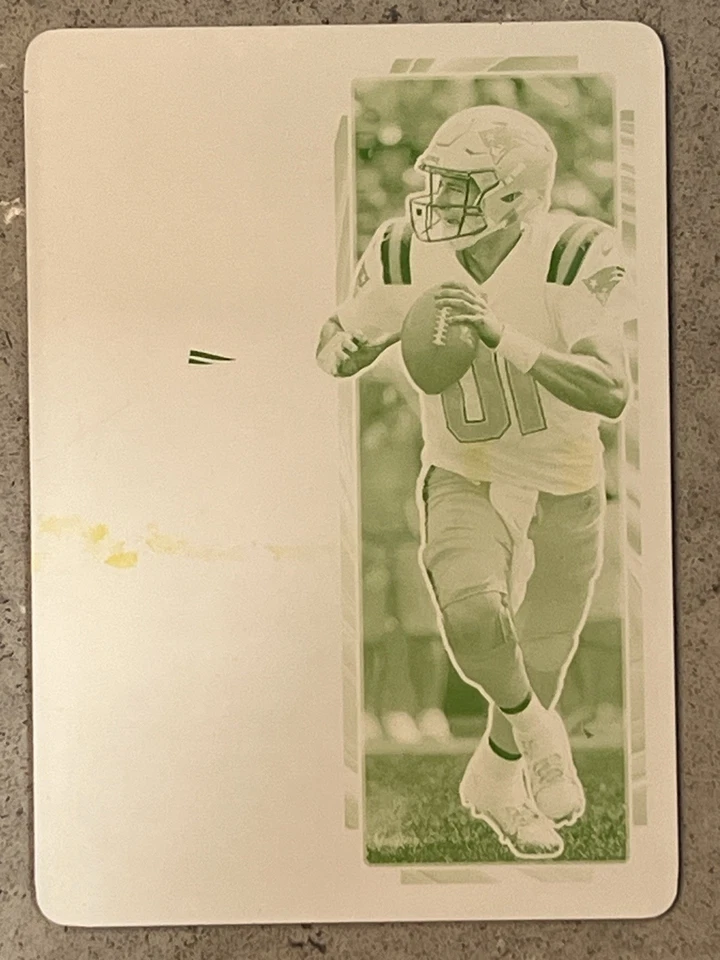 2022 Contenders Optic Mac Jones Yellow Printing Plate 1/1 🏉🏉 - Image 1 of 2