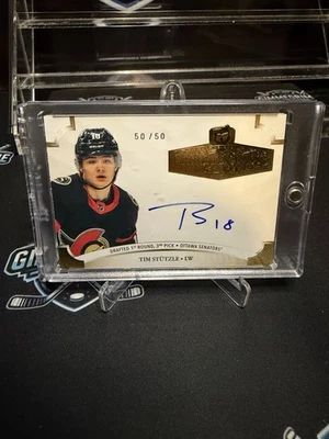 TIM STUTZLE ROOKIE CUP AUTO 20/21 BOOKEND 50/50 - Image 1 of 2