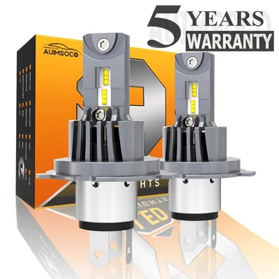 For Hyundai Grand i10 GLS GL 2015-2019 9003 H4 LED Headlight Bulbs High Low Beam - Image 1 of 4