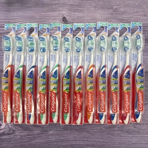 12 LOT Colgate Triple Action (43) Soft Full Head DUAL ANGLED-POINTING POWER-TIP - Picture 1 of 15