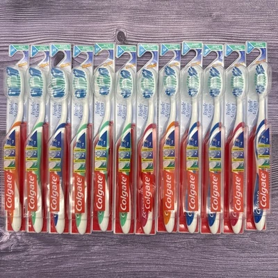 12 LOT Colgate Triple Action (43) Soft Full Head DUAL ANGLED-POINTING POWER-TIP - Image 1 of 4