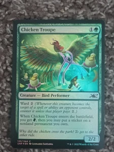 Chicken Troupe Unfinity Magic The Gathering #133 común - Imagen 1 de 1