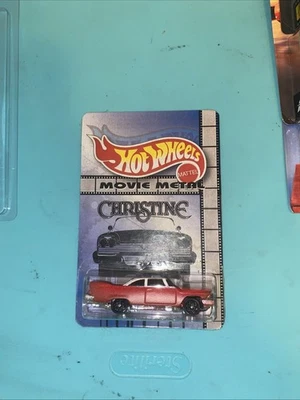 Custom HotWheels PLYMOUTH FURY and package of  "Movie Metal"  CHRISTINE bloody - Image 1 of 3