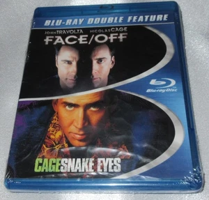 Face/Off + Snake Eyes Blu-ray 2 Film Double Feature (New) Nicolas Cage Travolta - Imagen 1 de 2